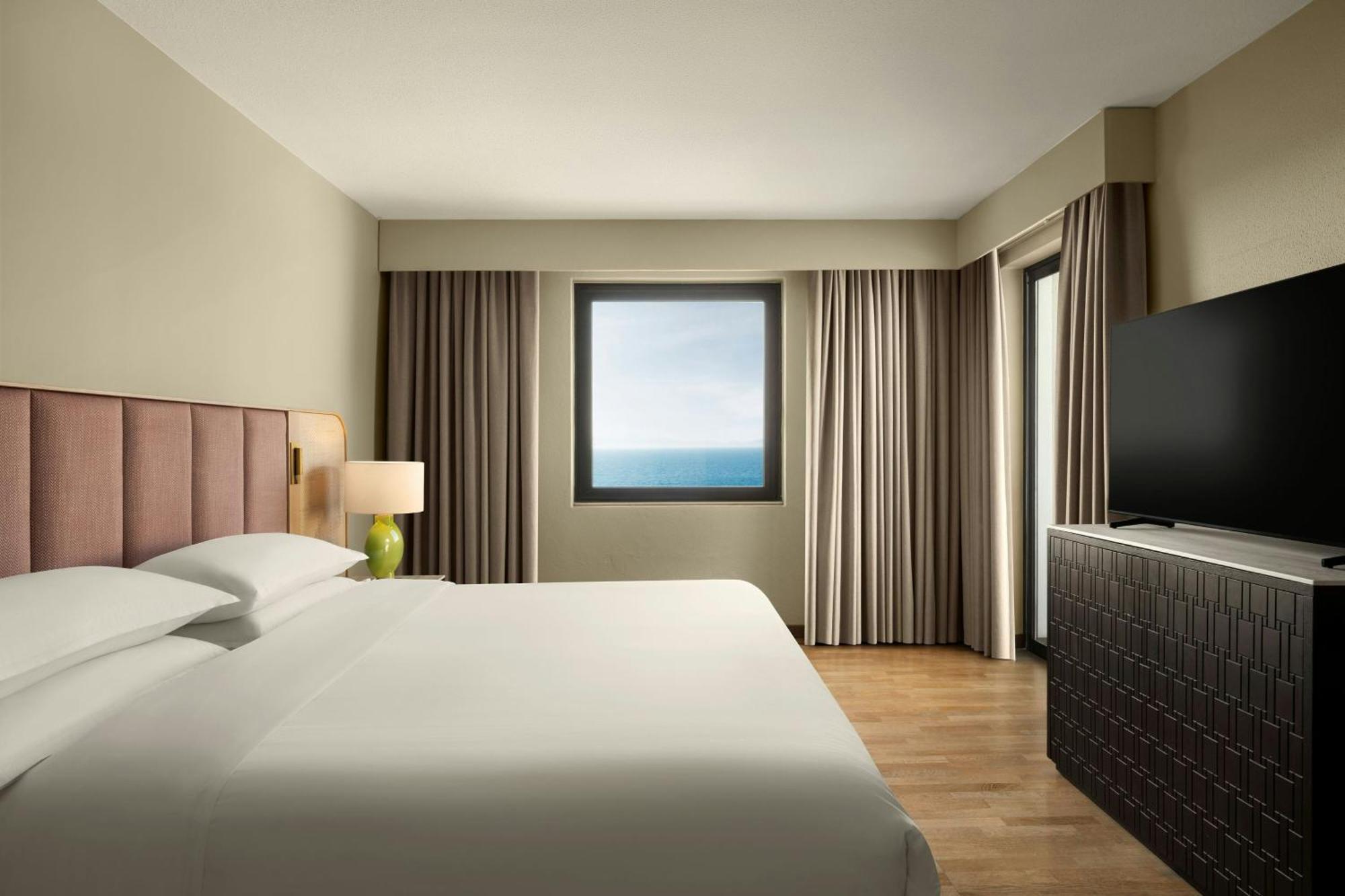 Aegean Suite, Suite met 2 kamers en 1 slaapkamer, 1 kingsize bed, slaapbank